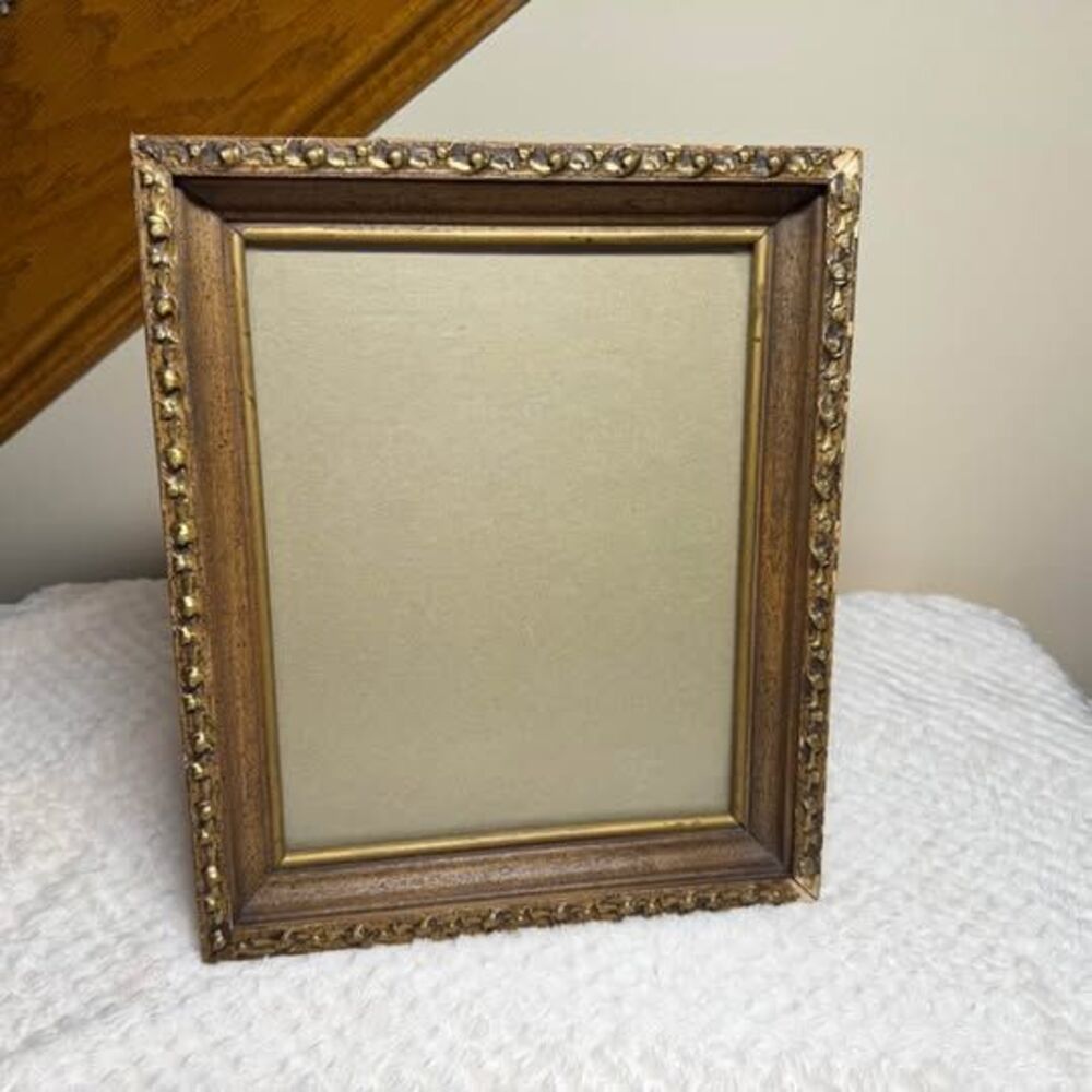 Vintage Wood and Gold Gilt Picture Frame